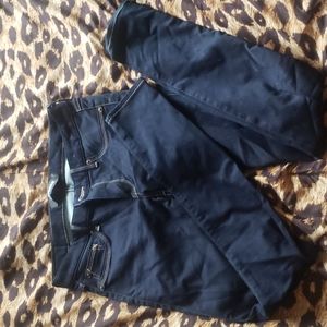 Express Low Rise Dark Blue Jeggings, Size 4L